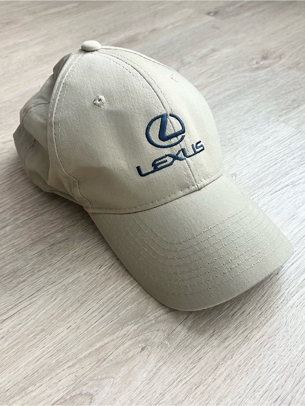 Lexus Strapback Hat Tan Embroidered Logo Cap North Shore Dealer Automotive